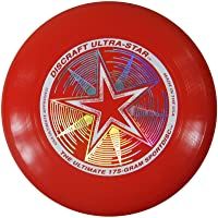 Los mejores  - Discraft Ultra-Star 175g Ultimate Frisbee &quot-Starburst&quot- - rojo